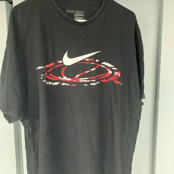 Y2k nike basketball galaxy jordan bulls themed shirt nba swoosh tee size 2XL XXL - Picture 7 of 11